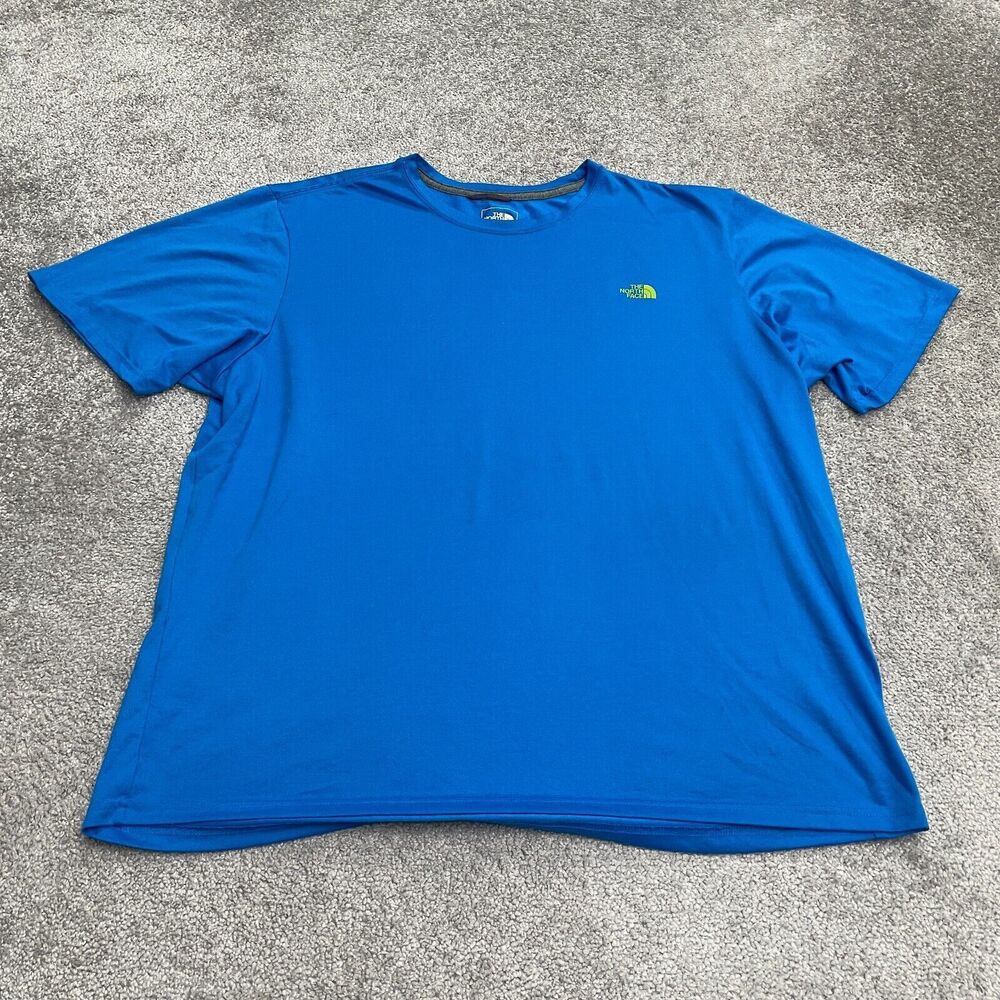 The North Face Crew Neck T-Shirt Mens XL Blue Short Sleeve Active Casual Tee Top